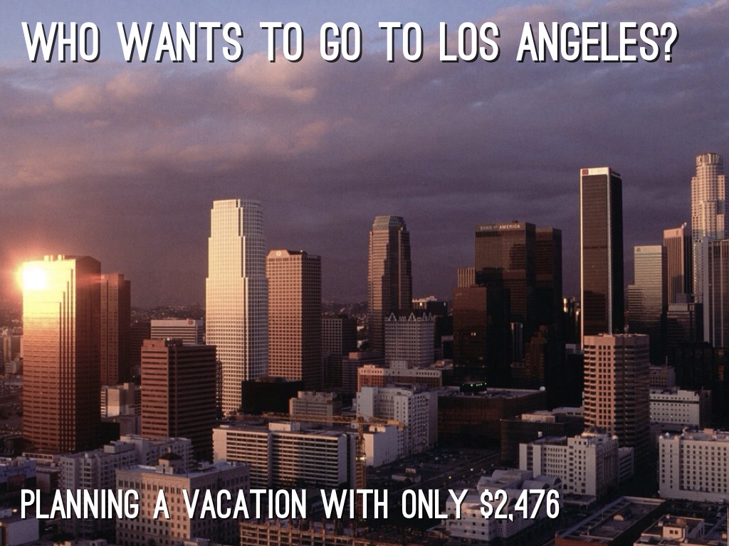 Vacation To California