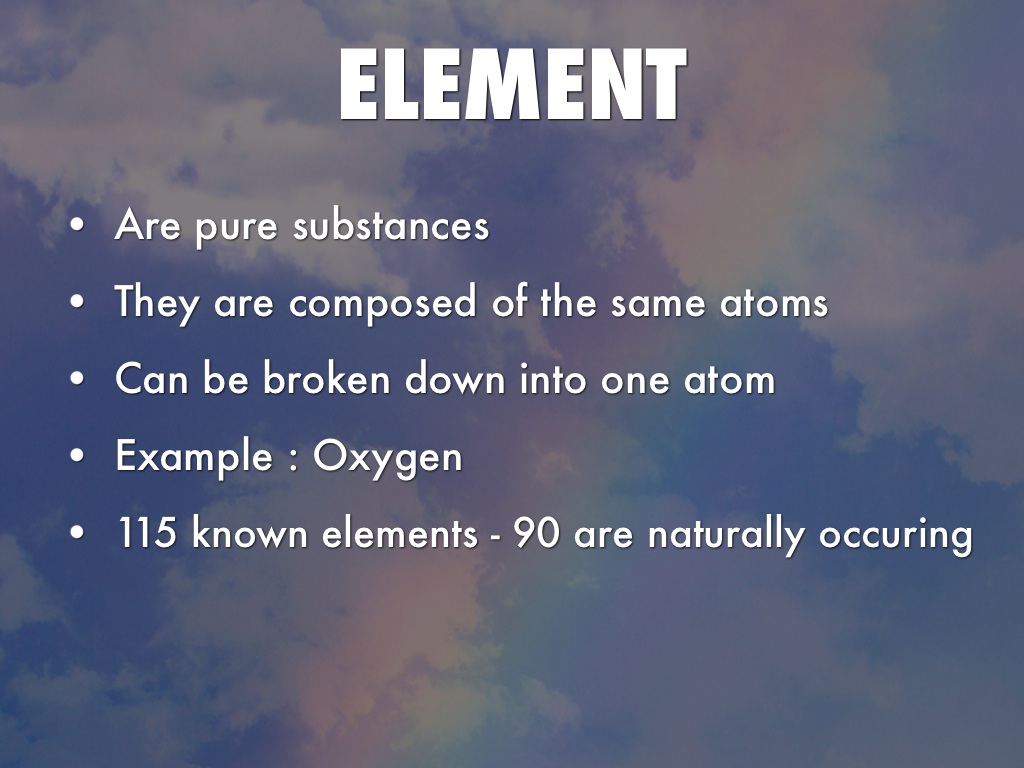 Element, Compound, Mixture by colormeimani22