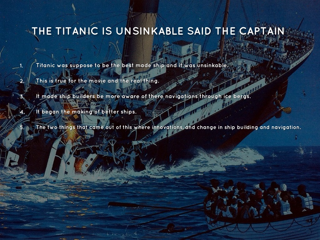 titanic unsinkable ship essay