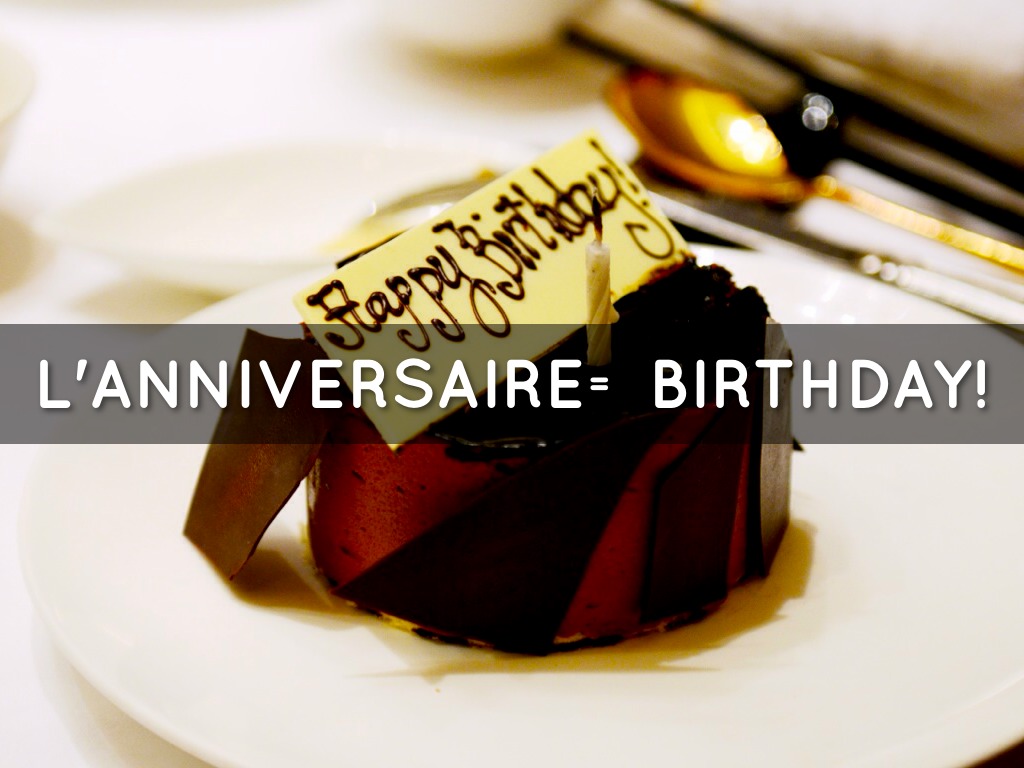 l'anniversaire