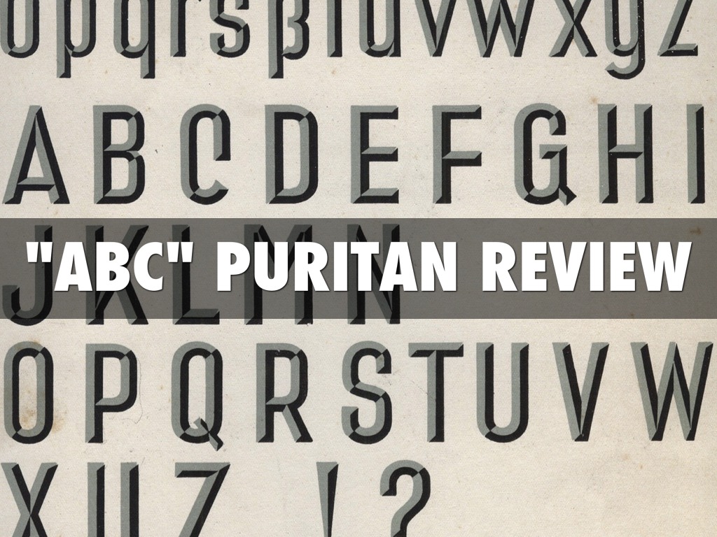 Puritan Abc Review