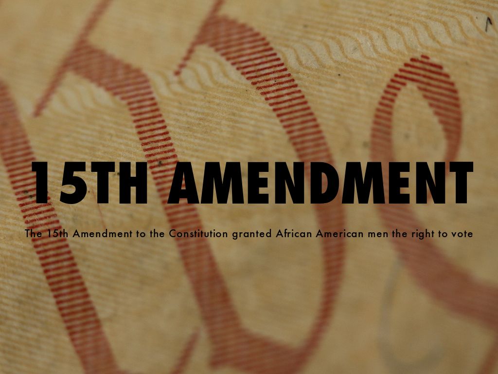 15th Amendment 