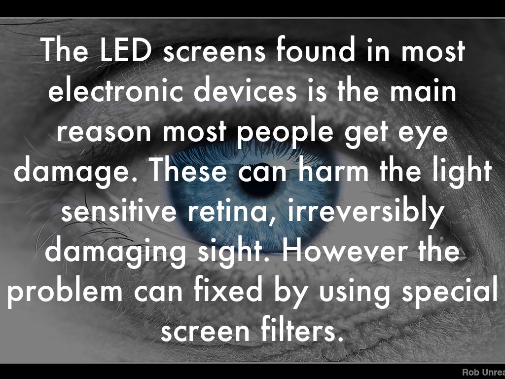 Eye Straining From Phones