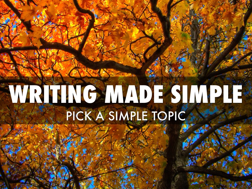 Writing Made Simple