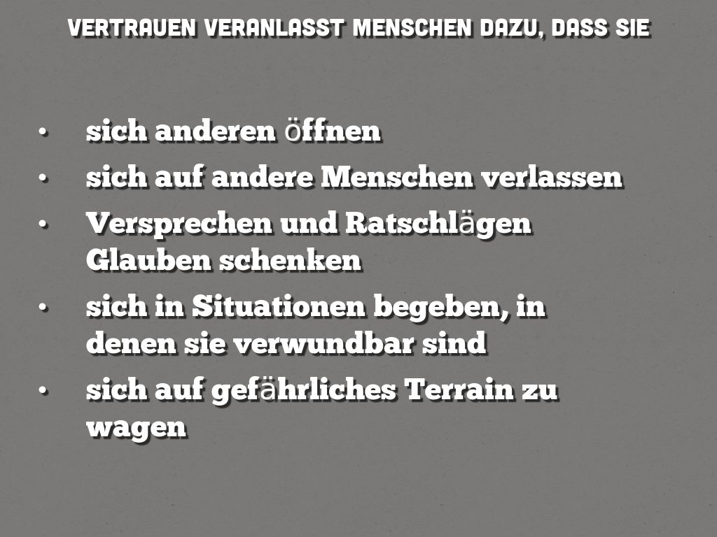 Mehr Vertrauen Wagen By Nicole Hockenberger