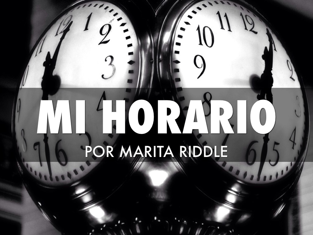  Mi Horario 