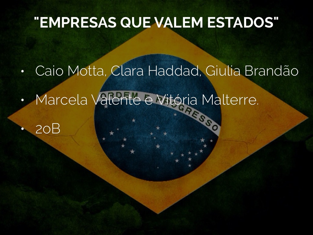 Empresas Que Valem Estados