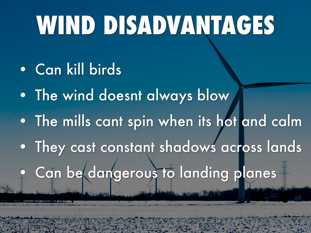 Energy The Advantages And Disadvantages Of Wind