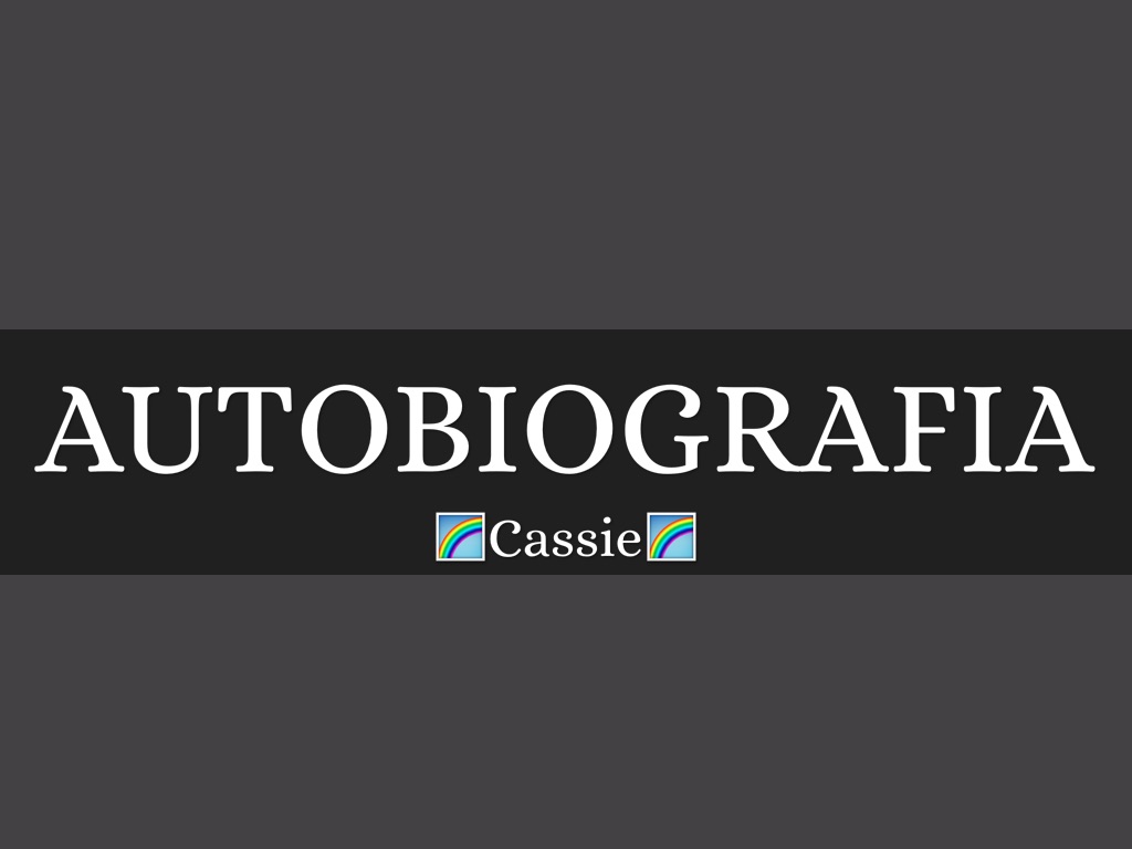 Autobiografia 🐶