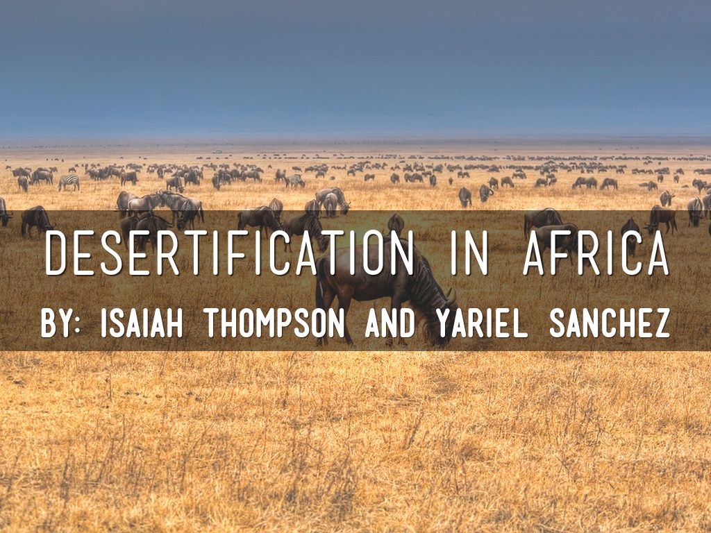 desertification in africa