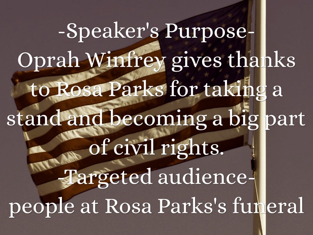 oprah winfrey eulogy for rosa parks oprah winfrey by shaianne polk oprah winfrey eulogy for rosa parks oprah winfrey by shaianne polk