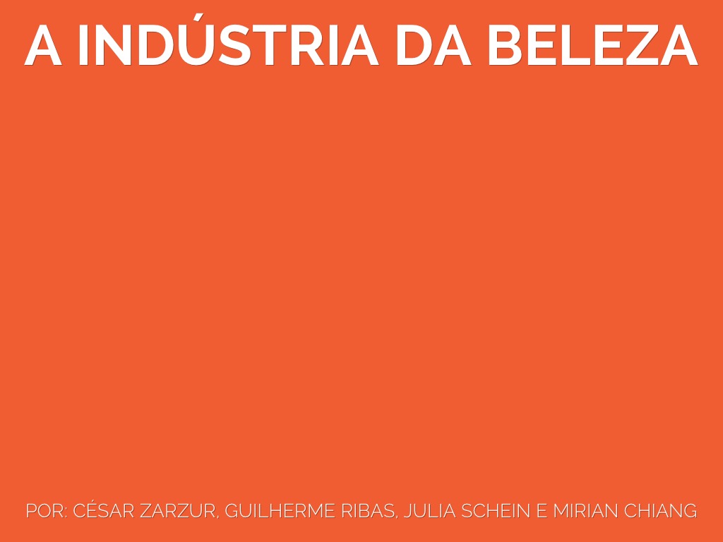 Indústria Da Beleza