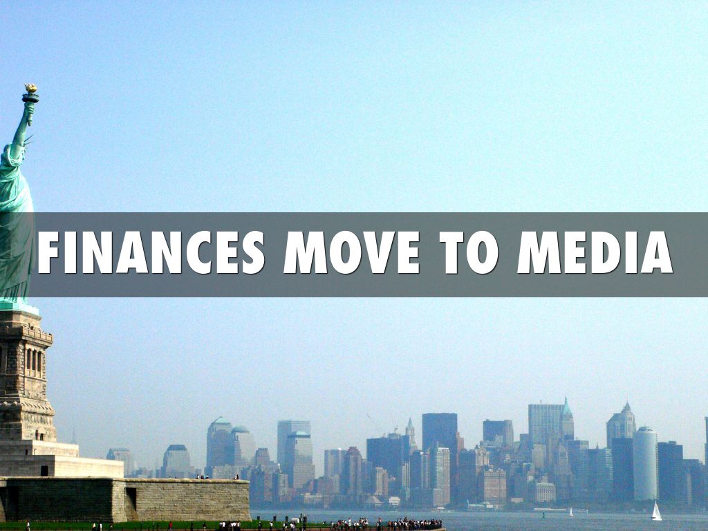 Finances Move To Media