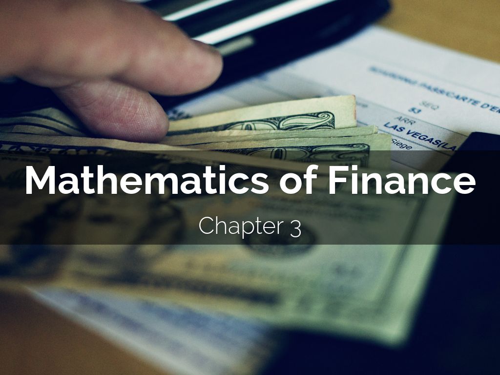 Mathematics of Finance