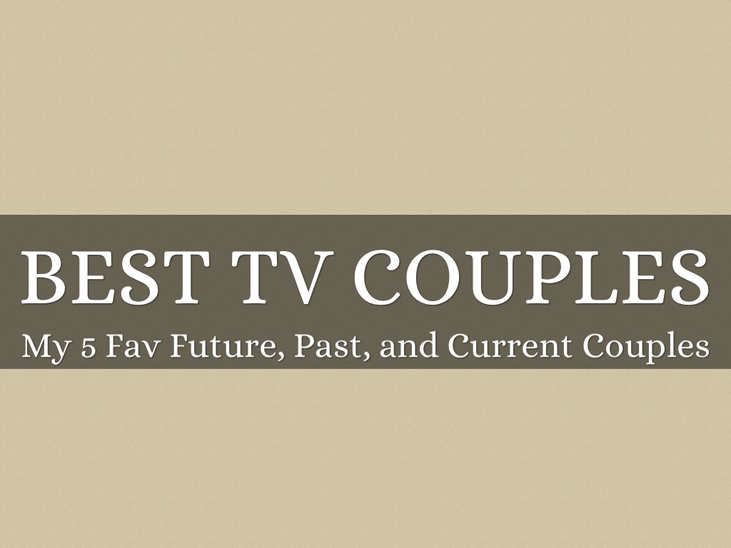 Best TV Couples