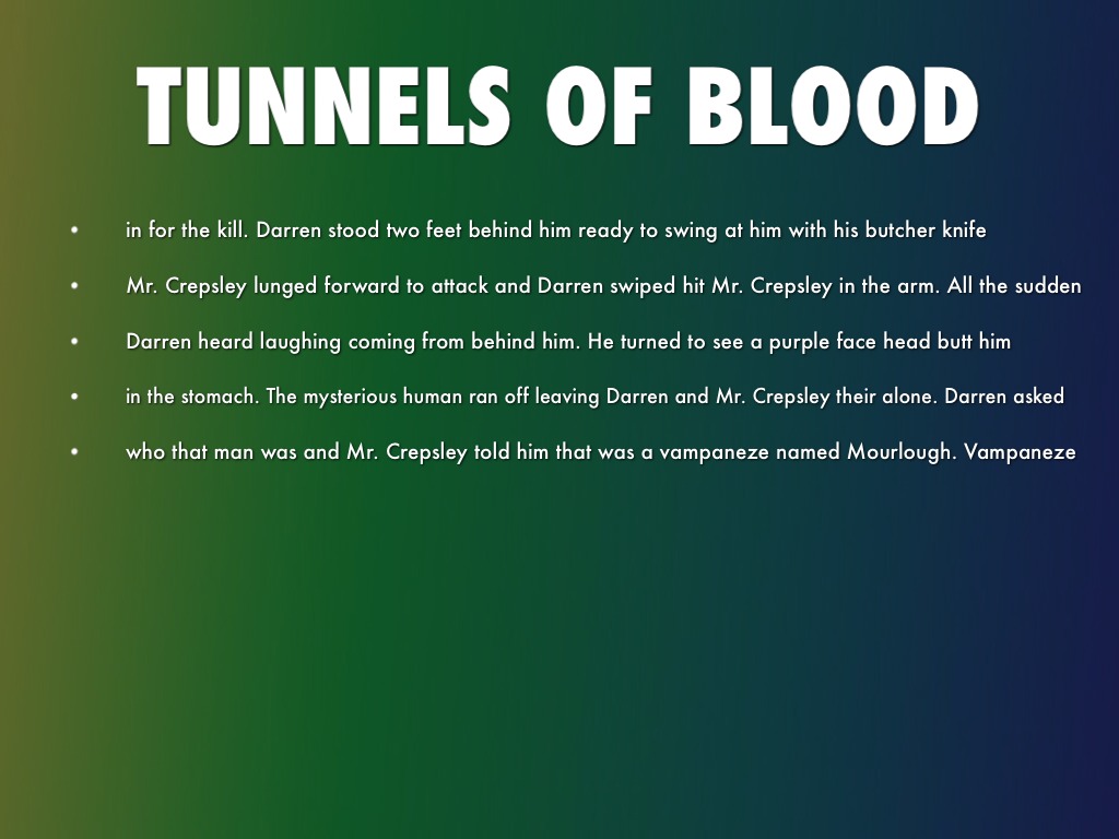 TUNNELS OF BLOOD 19 TUNNELS OF BLOOD 19