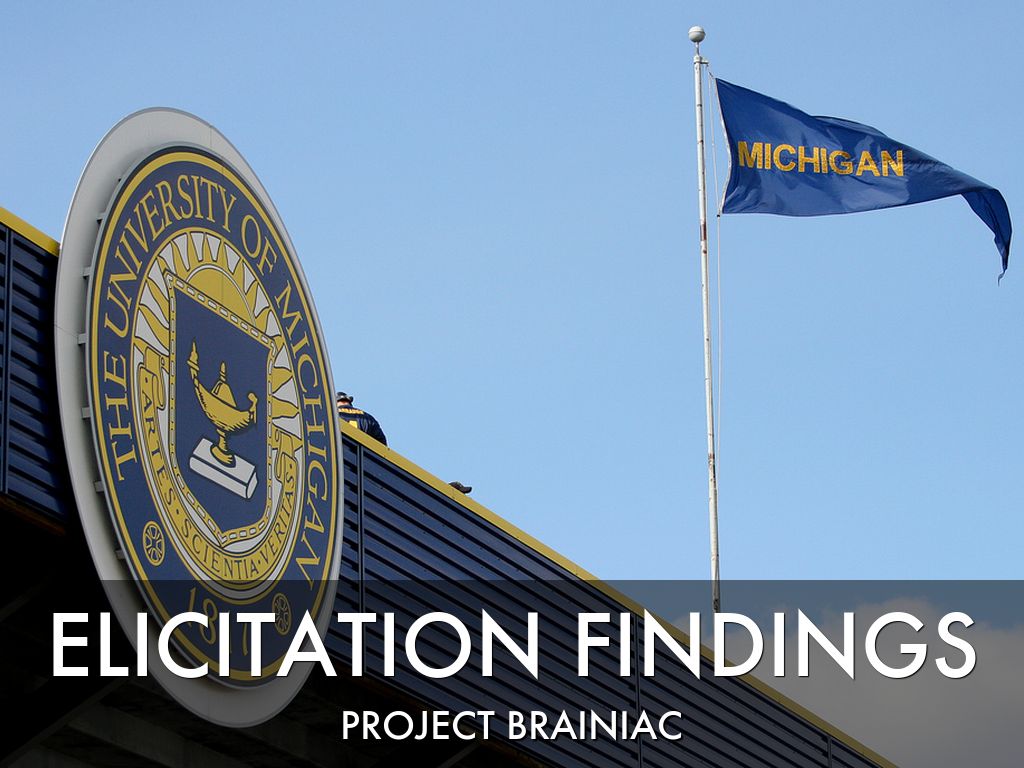 Elicitation Findings 