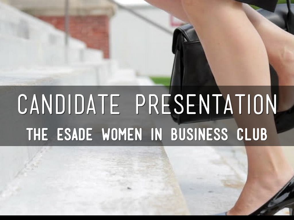 Candidate presentation