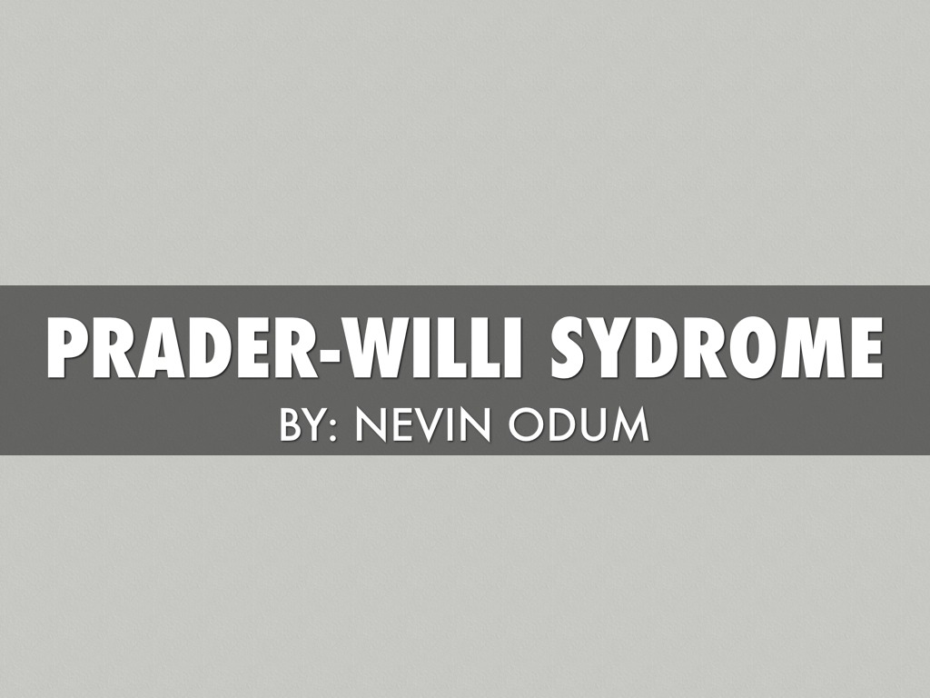 Prader-Willi Syndrome