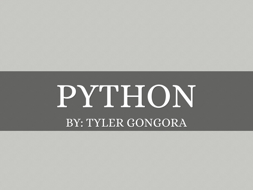 Python (Coding)