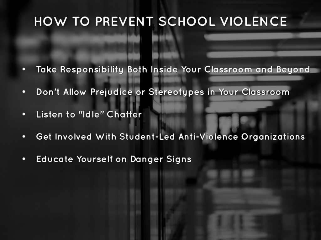 School Violence By Serena Palmer