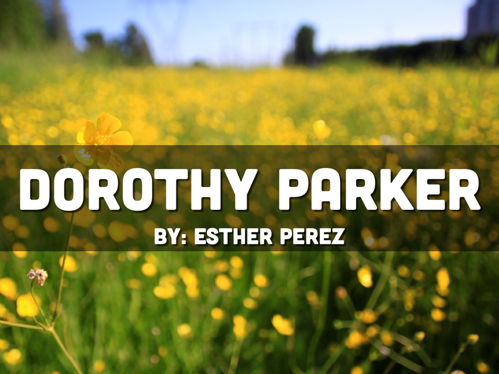 Poem Presentation By Esther Perez