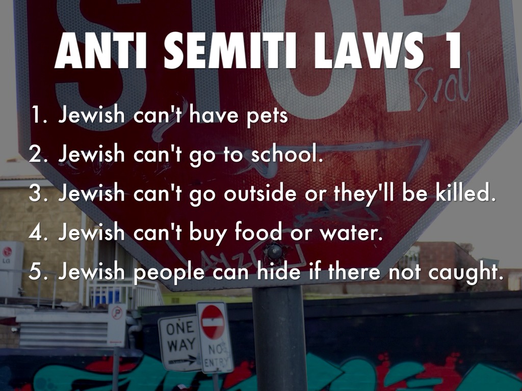 Anti Semiti Laws
