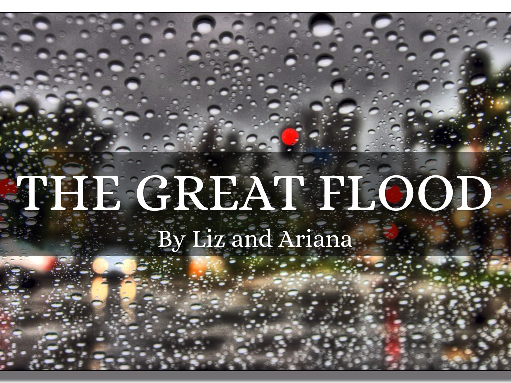 Theology Times Of Sin The Great Flood