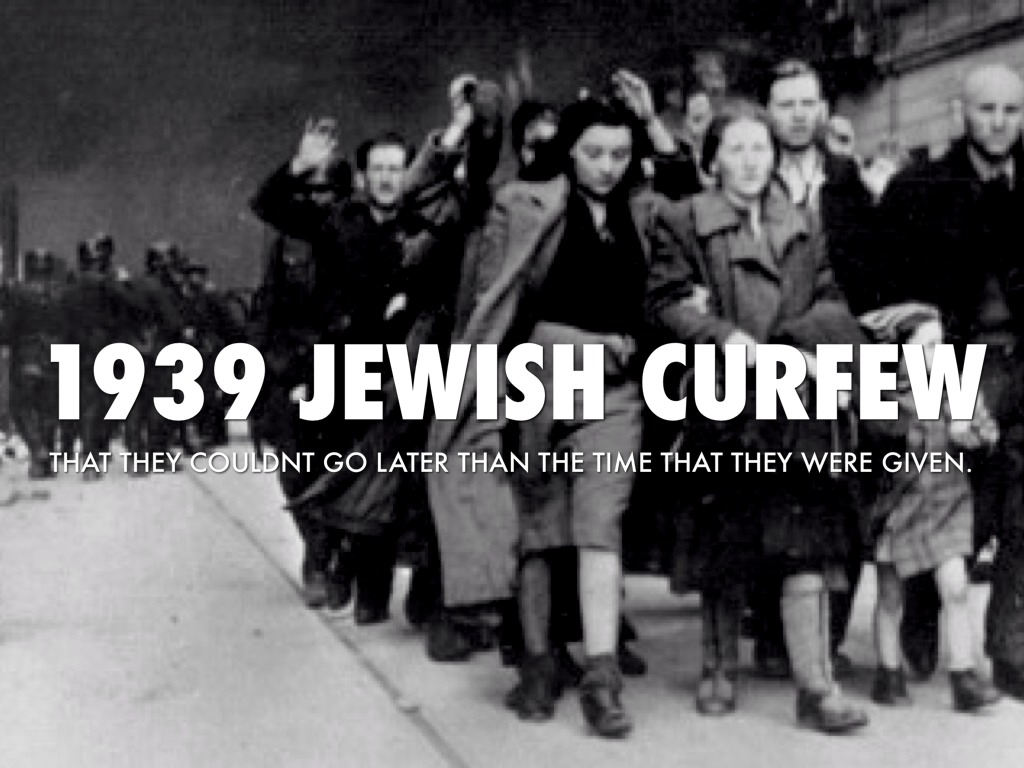 Jewish Curfew Established