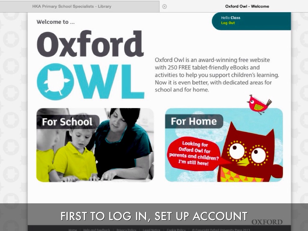 Oxford Owl Styling Librarian