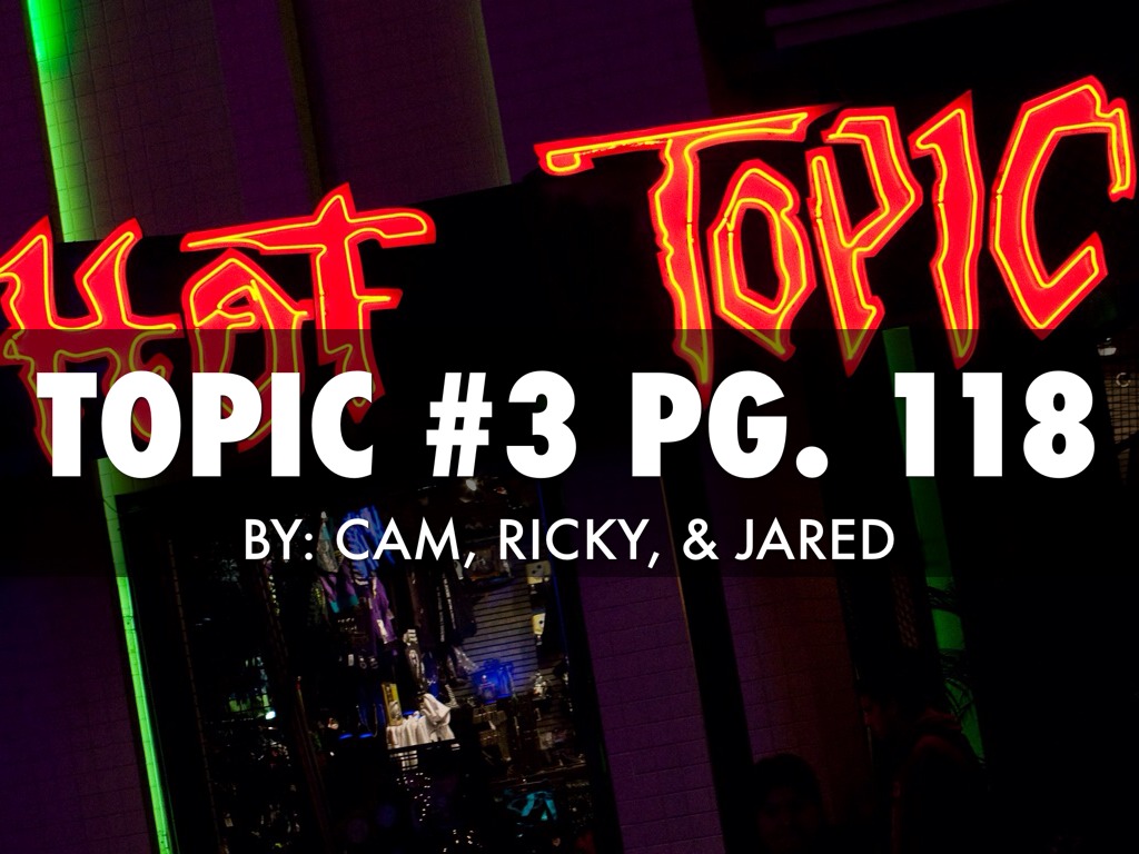 Ricky, Cam, Jared's Project