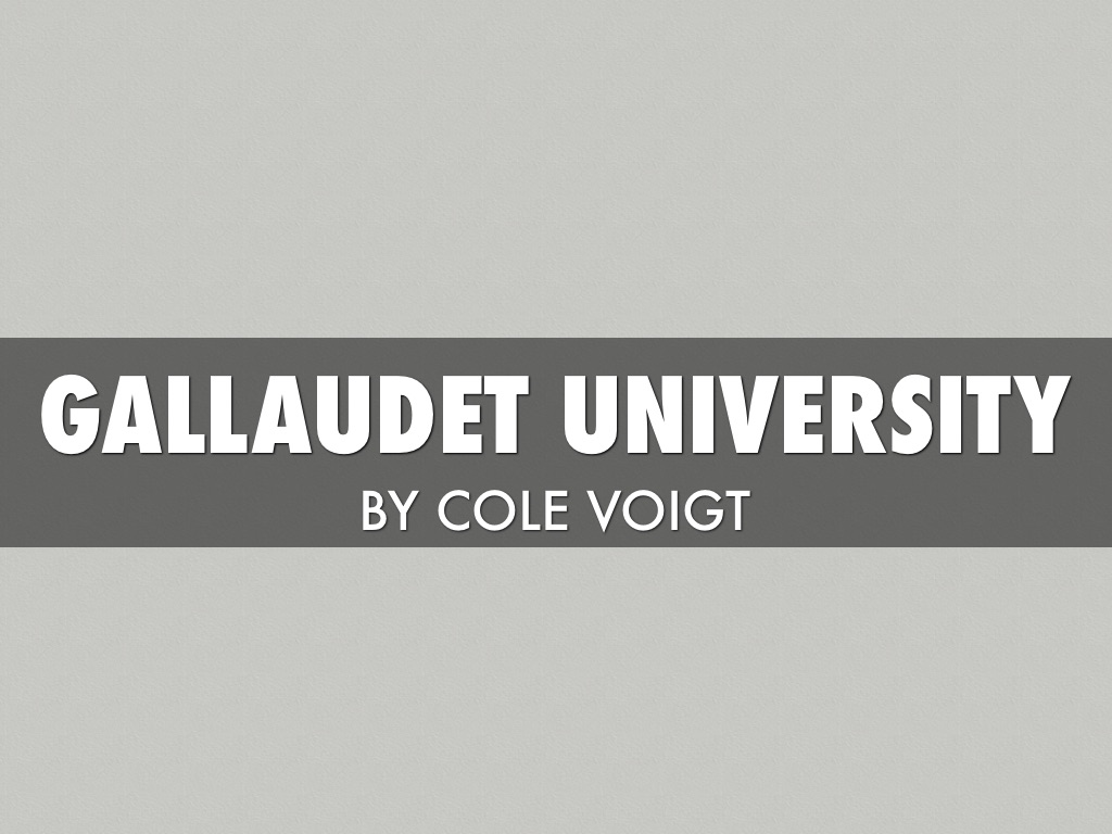 Gallaudet University