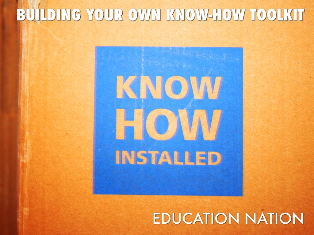 Building Know-how: Your Thinking Toolkit