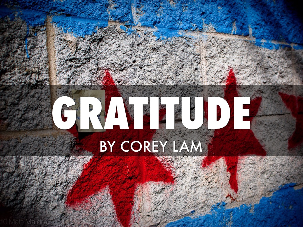 Gratitude