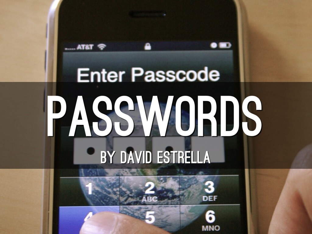 Passwords