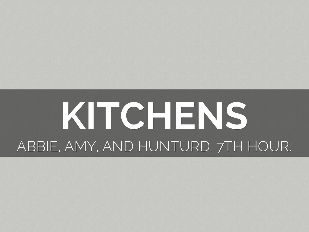 Abbie, Amy and Hunturd's Kitchen. 1/15/14