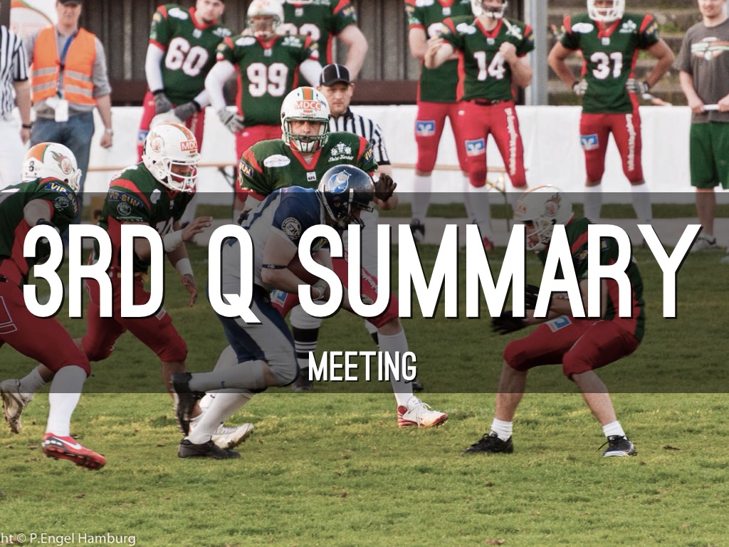 Mm10 -- 3rd Qr Summary