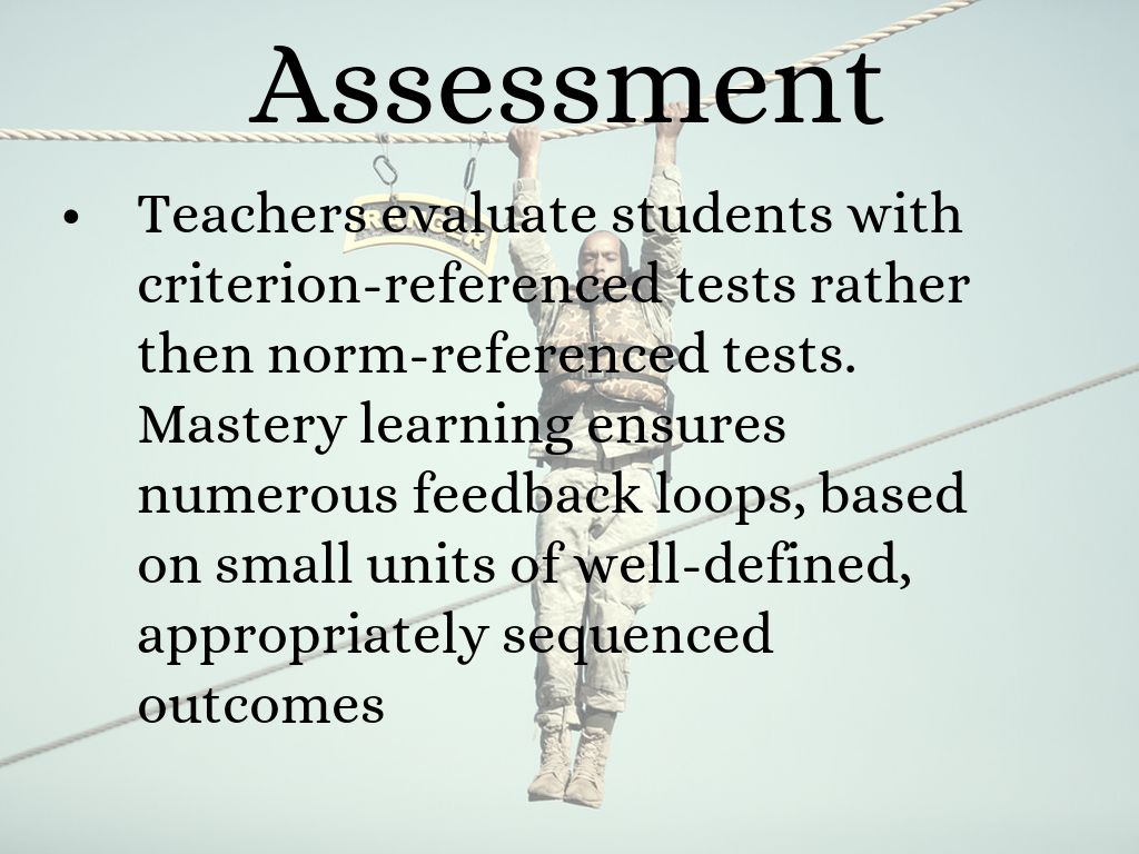 Competency and Mastery by nhorton