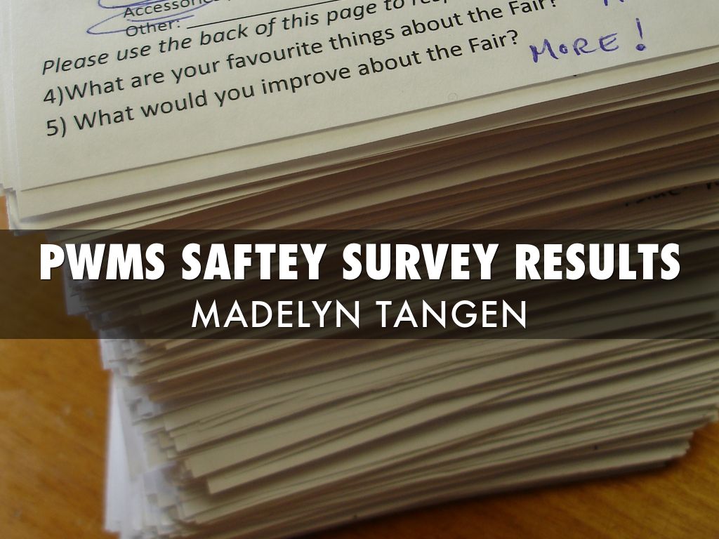 PWMS SCHOOL SURVEY 