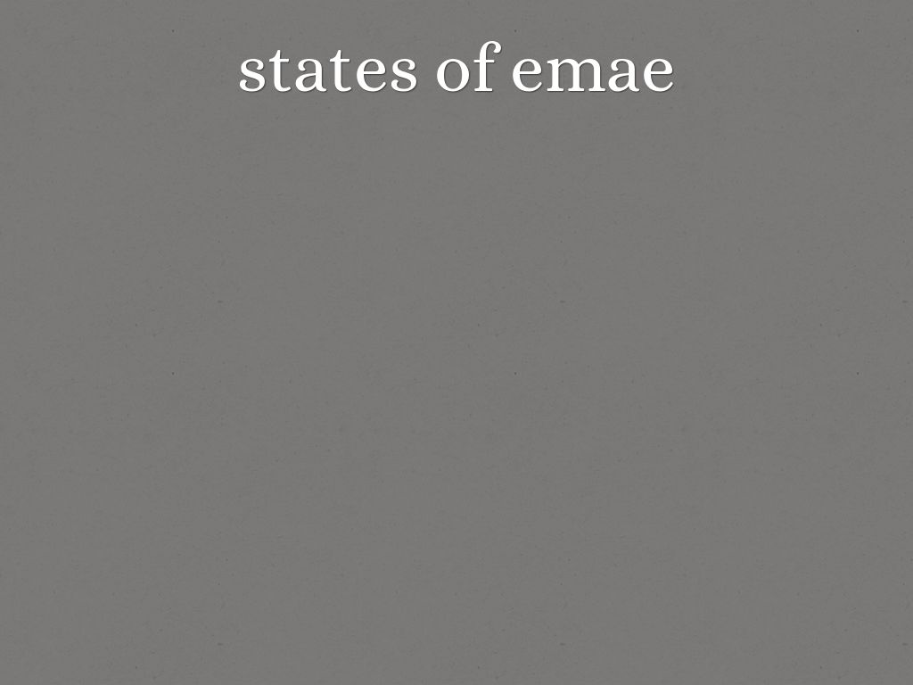 states of emae