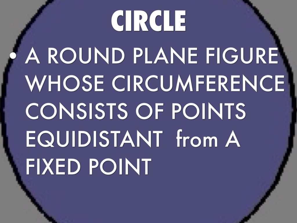 Circle Vocabulary 