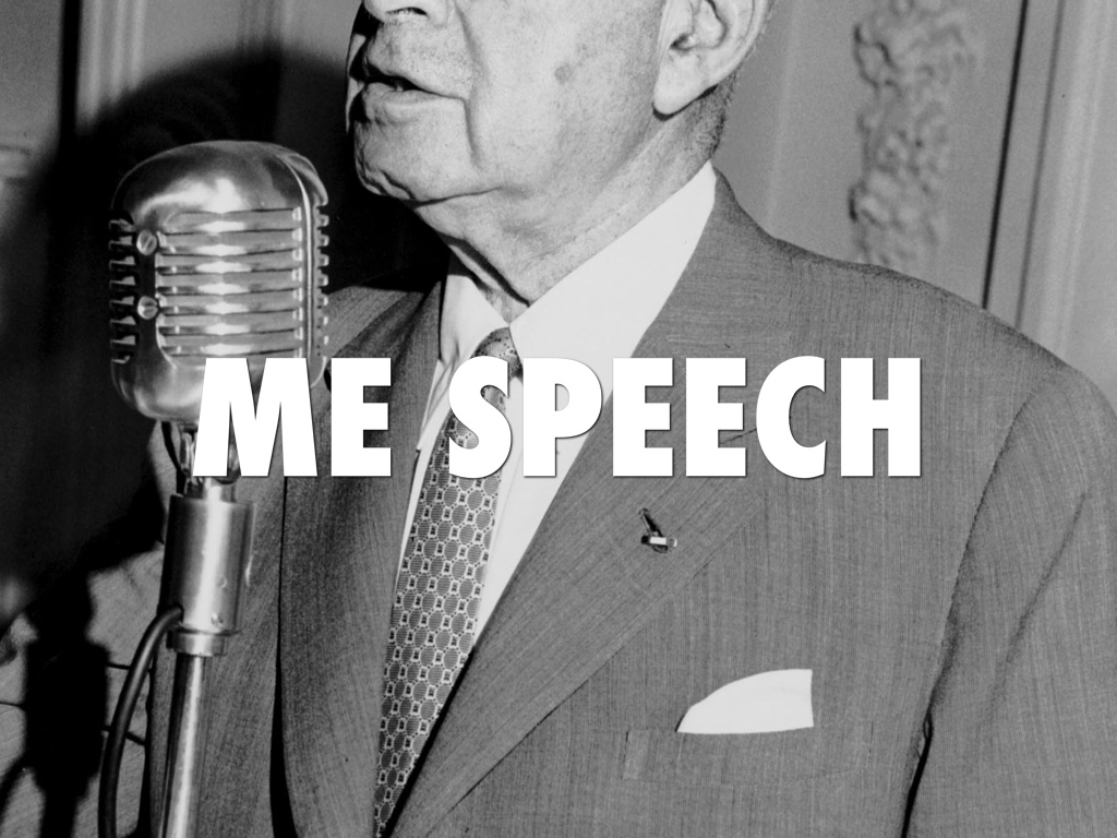 Me Speech