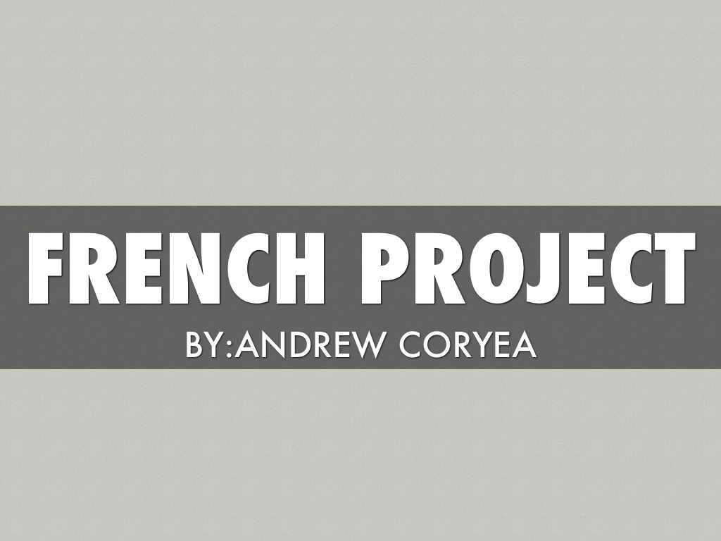 French Project 