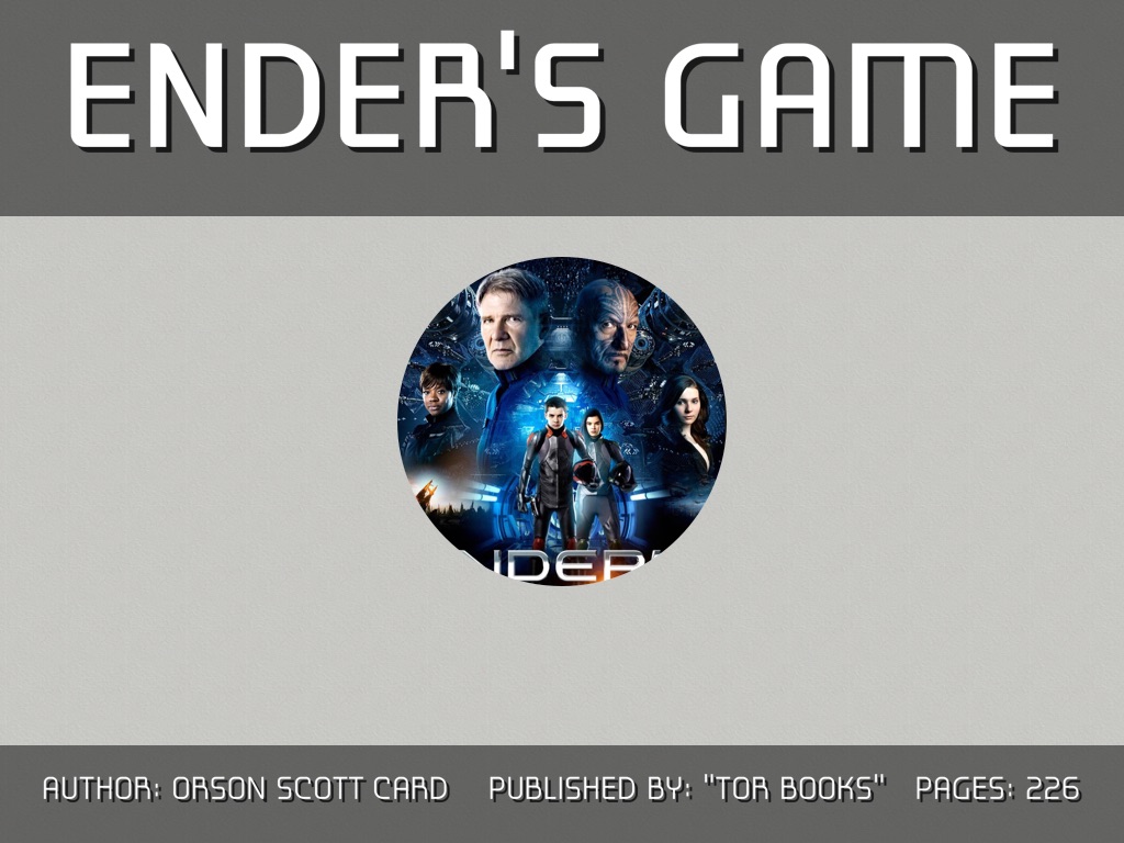 Enders war book report ppt 08 picture