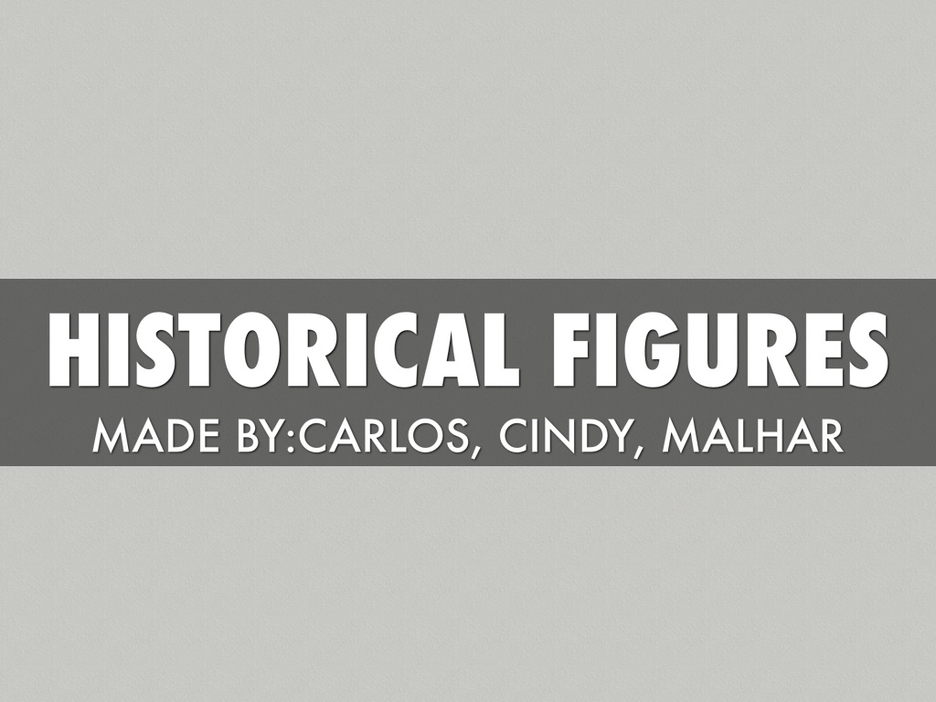 Historical Figures In The 1930's