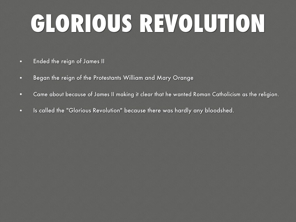 Glorious Revolution 