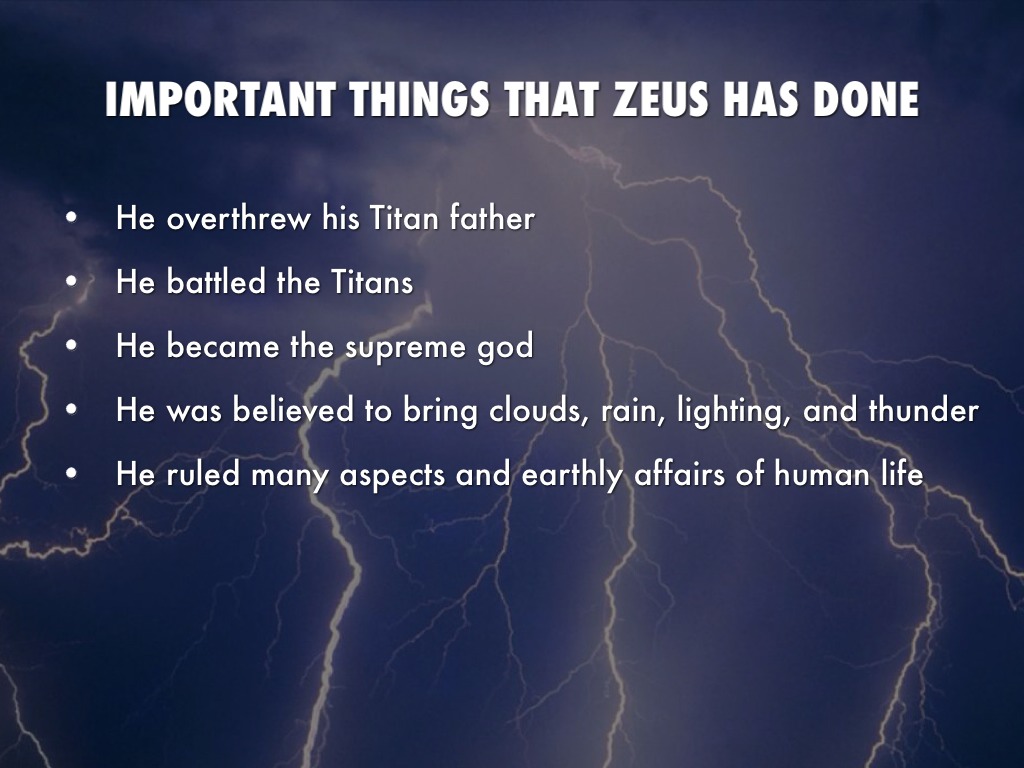 Why Was Zeus Important