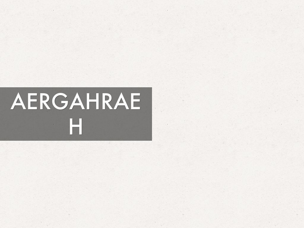 AERGAHRAEH