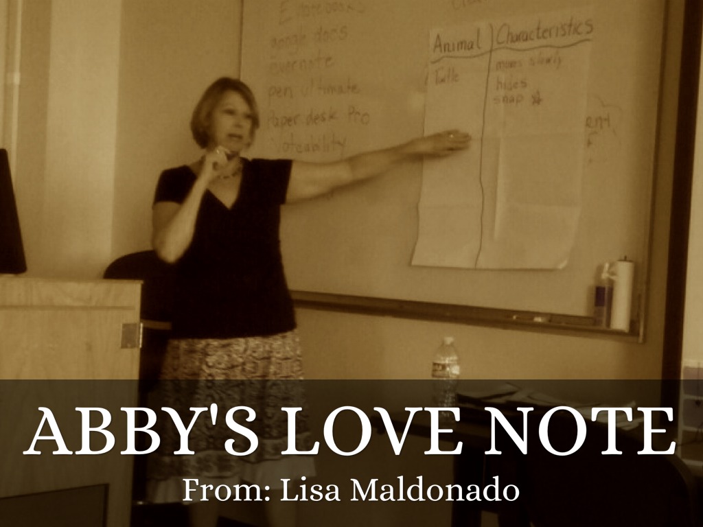 Abby's Love Note