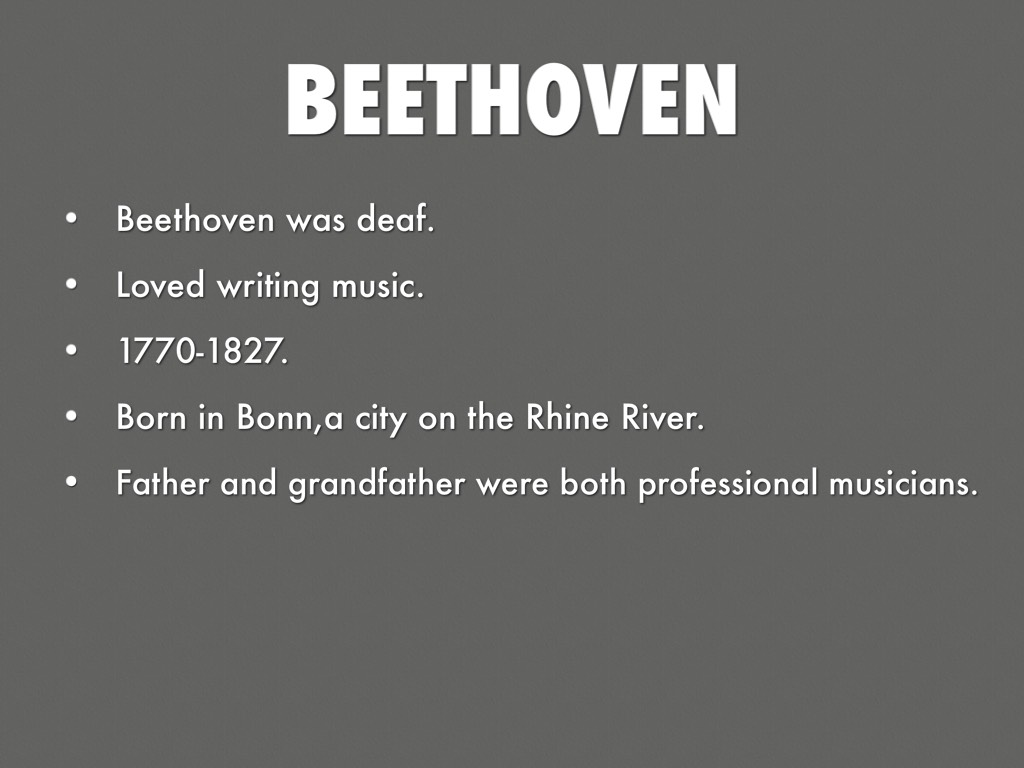 Beethoven By Sammy Greco